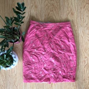 Adorable pink pencil skirt